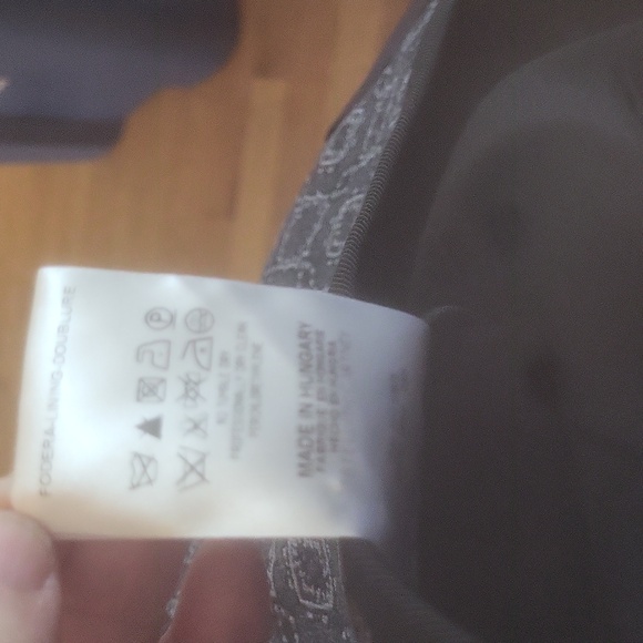 STELLA MCCARTNEY NWT SKIRT US 6 42 IT  BLACK PRINTED MEDIUM LENGTH - Picture 9 of 9